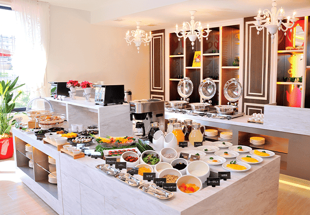 グランパークホテルズ  LIFE STYLE HOTEL 朝食バイキング